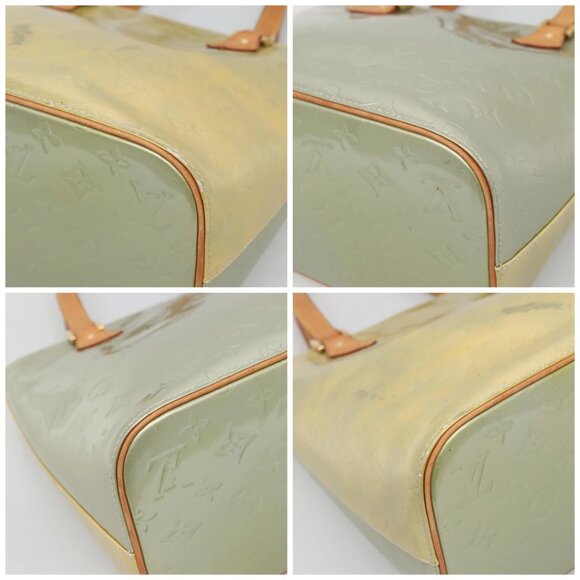 LOUIS VUITTON Monogram Vernis Houston Hand Bag Gris M91053 LV Auth hk2535 - Picture 15 of 15